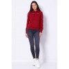 Tommy Jeans Γυναικείο Φούτερ Linear Hoodie Regular Fit DW0DW17324 - VLP Deep Rouge (Μπορντό)