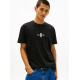 Tommy Jeans Ανδρικό T-Shirt SICN BLOCK SS TEE Regular Fit DM0DM22532-BDS(Μαύρο)