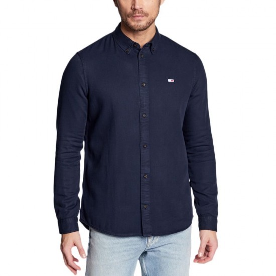 Tommy Jeans Ανδρικό Πουκάμισο Classic Oxford Shirt DM0DM15408-C87 (Μπλε)