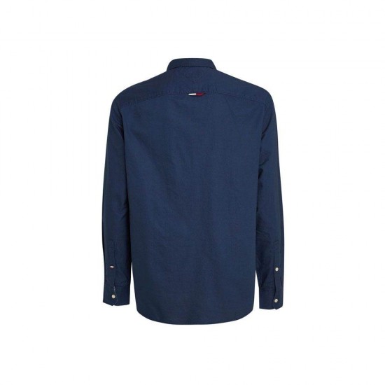 Tommy Jeans Ανδρικό Πουκάμισο Classic Oxford Shirt DM0DM15408-C87 (Μπλε)