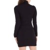 Tommy Jeans Γυναικείο Φόρεμα Ζιβάγκο Turtleneck Logo Dress DW0DW16481-BDS (Μαύρο)