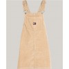 Tommy Jeans Γυναικεία Σαλοπέτα Κοτλέ Φόρεμα Tjw Cord Pinafore Dress DW0DW16928-AB0 (Μπεζ)
