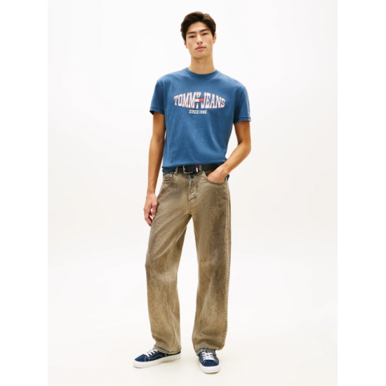 Tommy Jeans  Ανδρικό T-Shirt LA WAVING FLAG EXT Regular Fit DM0DM22520-C1G(Μπλε)