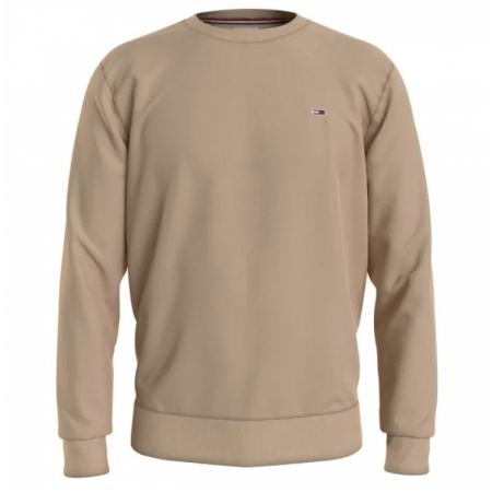Tommy Jeans Ανδρικό Φούτερ Regular Fleece Sweatshirt (Μπεζ)