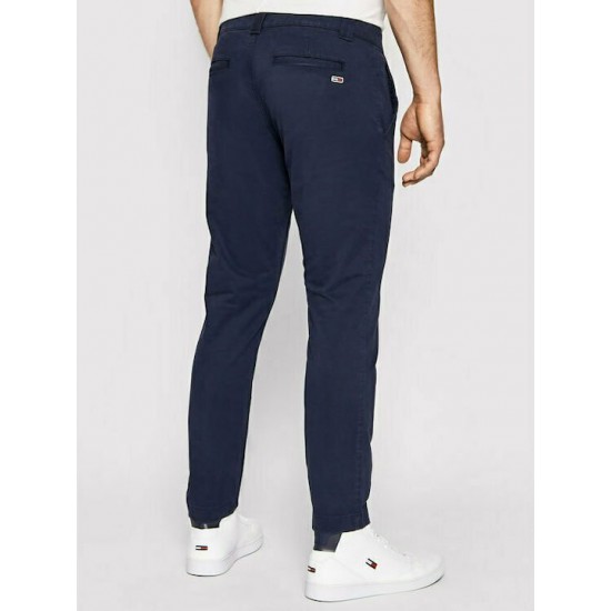 Tommy Jeans Ανδρικό Παντελόνι Scanton Chino DM0DM09595-C87 (Μπλε)