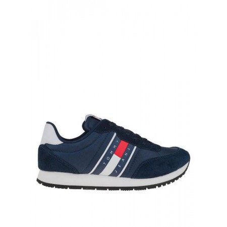 Tommy Jeans Ανδρικά Παπούτσια Runner Casual Essentials Sneakers EM0EM01351-C1G (Μπλε)