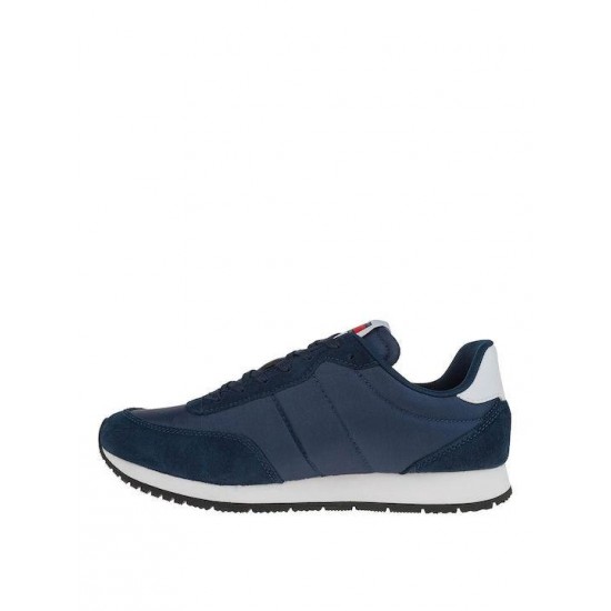 Tommy Jeans Ανδρικά Παπούτσια Runner Casual Essentials Sneakers EM0EM01351-C1G (Μπλε)