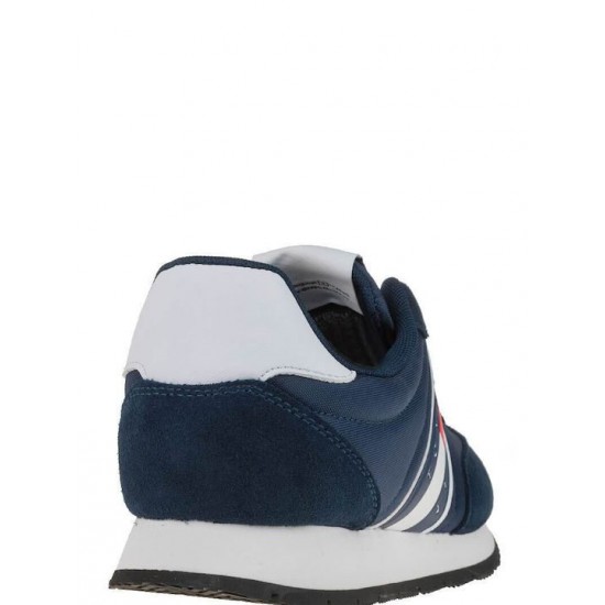 Tommy Jeans Ανδρικά Παπούτσια Runner Casual Essentials Sneakers EM0EM01351-C1G (Μπλε)