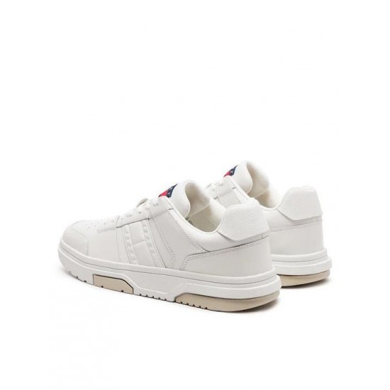 Tommy Jeans Ανδρικά Παπούτσια The Brooklyn Leather Sneakers EM0EM01283-TCR (Λευκό)