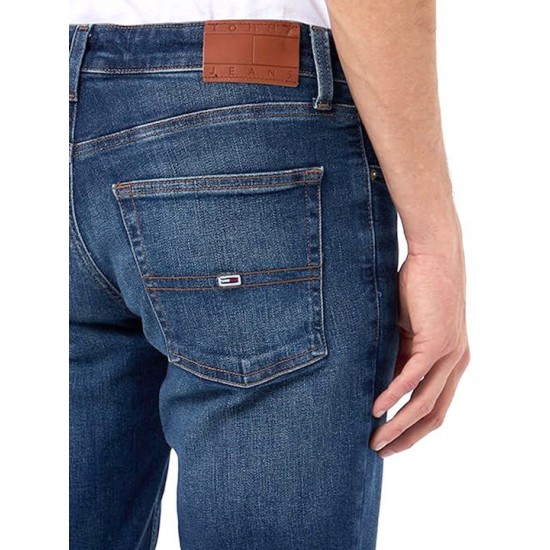 Tommy Jeans Ανδρικό Jean Παντελόνι Scanton Slim Fit DM0DM21890-1BK(Denim Dark)