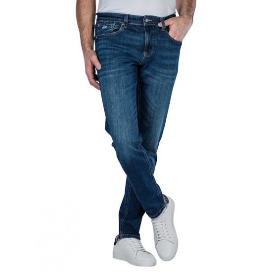 Tommy Jeans Ανδρικό Jean Παντελόνι Scanton Slim Fit DM0DM21890-1BK(Denim Dark)