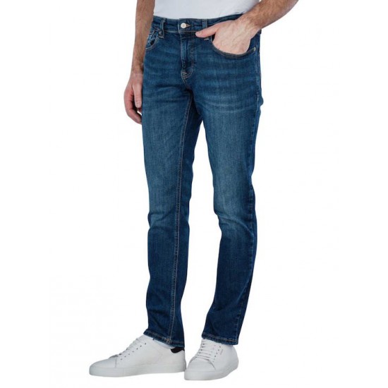 Tommy Jeans Ανδρικό Jean Παντελόνι Scanton Slim Fit DM0DM21890-1BK(Denim Dark)