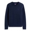 TOMMY JEANS Ανδρικό Βαμβακερό Πλεκτό Slim Fit Essential Sweater DM0DM21787-C1G (Dark Night Navy)
