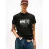 TOMMY JEANS Ανδρικό T-shirt Regular Fit Photo Flag Tee DM0DM22464-BDS (Μαύρο)