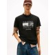 TOMMY JEANS Ανδρικό T-shirt Regular Fit Photo Flag Tee DM0DM22464-BDS (Μαύρο)
