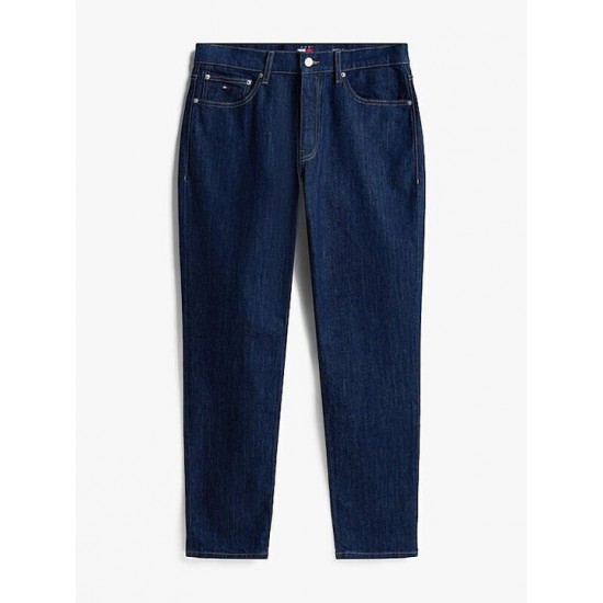 Tommy Jeans  Ανδρικό Παντελόνι Ryan Slim Straight Fit DM0DM22187-1ΒΚ Denim Dark(Σκούρο Μπλέ)