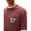 Tommy Jeans Ανδρικό Βαμβακερό T-shirt Novelty Tee Relaxed Fit DM0DM22060-GS7 Rich Brown(Καφέ)