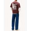 Tommy Jeans Ανδρικό Βαμβακερό T-shirt Novelty Tee Relaxed Fit DM0DM22060-GS7 Rich Brown(Καφέ)