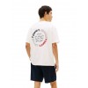 Tommy Jeans  Ανδρικό T-Shirt SIGNATURE CIRCLE SS TEE RLX Fit DM0DM22535-YBH(Εκρού)