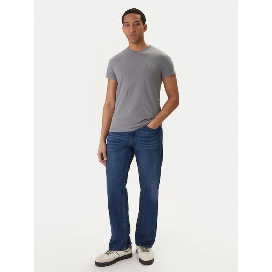 Tommy Jeans Original Jersey Ανδρικό T-Shirt Slim Fit DM0DM04411-PTL(Γκρι)