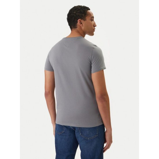 Tommy Jeans Original Jersey Ανδρικό T-Shirt Slim Fit DM0DM04411-PTL(Γκρι)