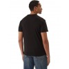 Tommy Jeans  Ανδρικό T-Shirt LINEAR LOGO TEE Regular Fit DM0DM20744-SEV(Μαύρο/Πορτοκαλί)