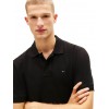 Tommy Jeans Ανδρικό T-Shirt με Γιακά Polo Regular Fit DM0DM22711-BDS(Μαύρο)