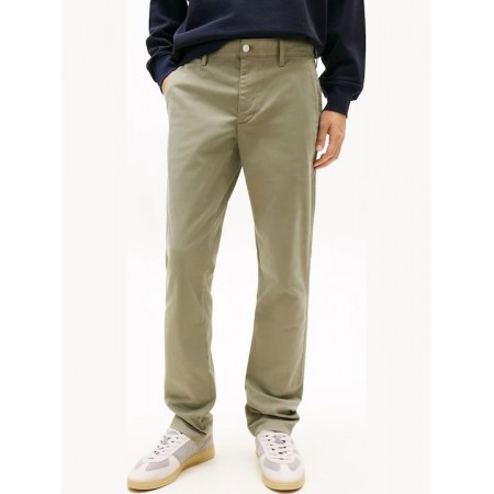 Tommy Jeans  Ανδρικό Παντελόνι Scanton Cotton Twill Chino DM0DM22404-M1L(Χακί)