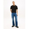 Tommy Jeans Ανδρικό T-Shirt με Γιακά Polo Regular Fit DM0DM22711-BDS(Μαύρο)