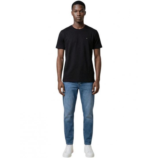 Tommy Jeans Ανδρικό Βαμβακερό T-Shirt FLAG TEE Regular Fit DM0DM22504-BDS(Μαύρο)