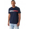 Tommy Jeans Ανδρικό T-Shirt Βαμβακερό SIGNATURE STRIPE TEE Regular Fit DM0DM22539-C1G(Navy)