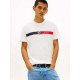 Tommy Jeans Ανδρικό T-Shirt Βαμβακερό SIGNATURE STRIPE TEE Regular Fit DM0DM22539-YBL(Ecru)