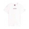 Tommy Jeans  Γυναικείο Βαμβακερό T-Shirt ESSENTIAL LOGO 2 TEE EXT REGULAR FIT DW0DW22277-YBL(Λευκό)