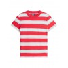 Tommy Jeans Γυναικείο Βαμβακερό T-Shirt FLAG JERSEY SS TEE EXT DW0DW21834-0EX(Color Block/Stripe)