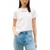 Tommy Jeans  Γυναικείο Βαμβακερό T-Shirt ESSENTIAL LOGO 2 TEE EXT REGULAR FIT DW0DW22277-YBL(Λευκό)