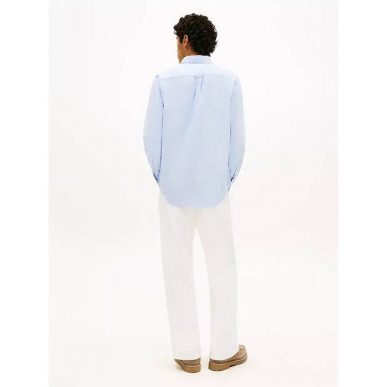 Tommy Jeans Ανδρικό Πουκάμισο Regular Fit Oxford Shirt DM0DM21298-C38 Blue Twillight (Σιελ)