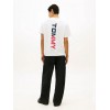 Tommy Jeans Ανδρικό T-Shirt SIGNATURE BLOCK TEE EXT DM0DM22534-YBL(Λευκό)