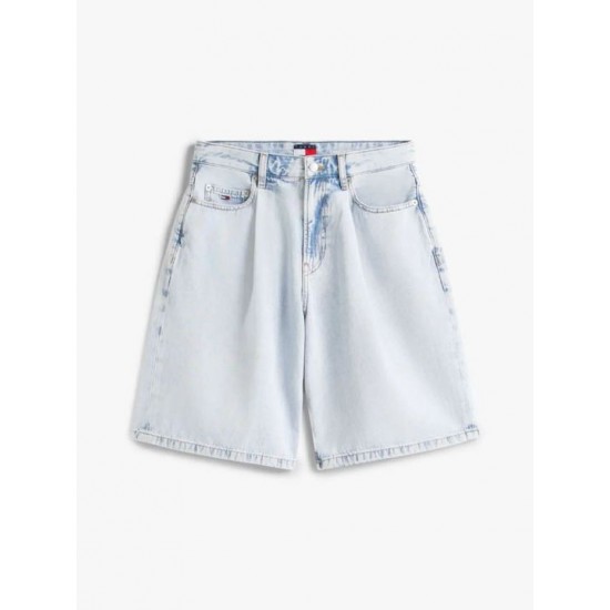 Tommy Jeans Γυναικείο Denim Charlie LS Short Pleat DW0DW22709-1AB(Light Denim)