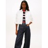 Tommy Jeans  Γυναικείο OVERSIZE CROP TRCKR JACKET FLAG DW0DW21979-1D0(Λευκό)