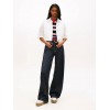 Tommy Jeans  Γυναικείο OVERSIZE CROP TRCKR JACKET FLAG DW0DW21979-1D0(Λευκό)