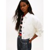 Tommy Jeans  Γυναικείο OVERSIZE CROP TRCKR JACKET FLAG DW0DW21979-1D0(Λευκό)