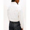Tommy Jeans  Γυναικείο OVERSIZE CROP TRCKR JACKET FLAG DW0DW21979-1D0(Λευκό)