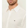 Tommy Jeans  Ανδρικό Λινό Πουκάμισο LINEN BLEND Regular Fit DM0DM22761-YBL(Ecru)