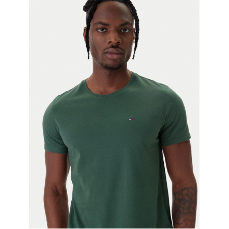 Tommy Jeans Original Jersey Ανδρικό T-Shirt Slim Fit DM0DM04411-MBL(Πράσινο)