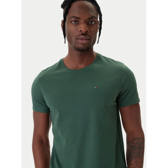 Tommy Jeans Original Jersey Ανδρικό T-Shirt Slim Fit DM0DM04411-MBL(Πράσινο)