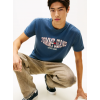 Tommy Jeans  Ανδρικό T-Shirt LA WAVING FLAG EXT Regular Fit DM0DM22520-C1G(Μπλε)