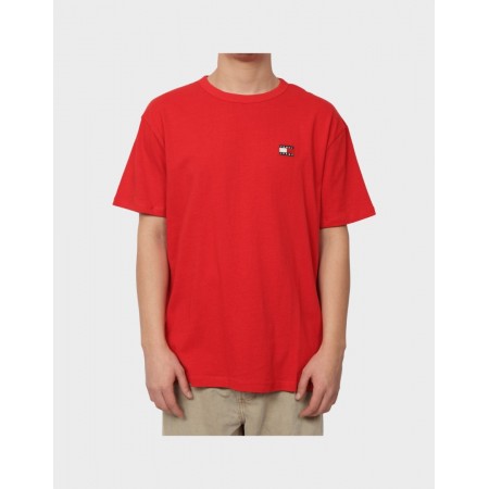 Tommy Jeans Ανδρικό T-shirt Regular Fit Badge Tee DM0DM17995-XNL (Κόκκινο)