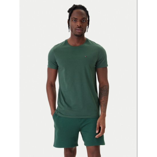 Tommy Jeans Original Jersey Ανδρικό T-Shirt Slim Fit DM0DM04411-MBL(Πράσινο)
