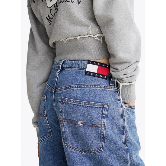 TOMMY JEANS Γυναικείο Jean Charlie Mid Loose Wide Led DW0DW19755-1A5 (Denim Blue)
