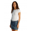 TOMMY JEANS Γυναικείο T-shirt Slim Fit Pointelle Tee DW0DW19493-YBL (Εκρού) TOMMY JEANS Γυναικείο T-shirt Slim Fit Pointelle Tee DW0DW19493-YBL (Εκρού)
